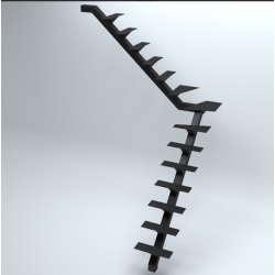 Межэтажная  лестница  